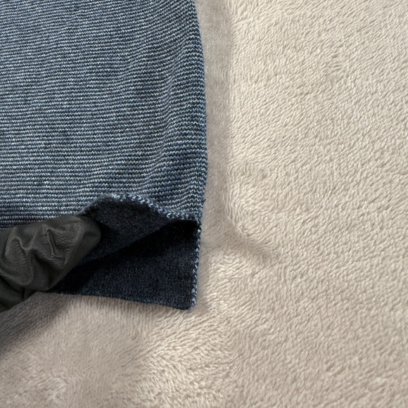 Banana Republic Sweater Mens Size Large Navy Luxury Silk Blend Crewneck - Picture 6 of 12